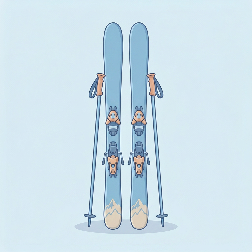 skis