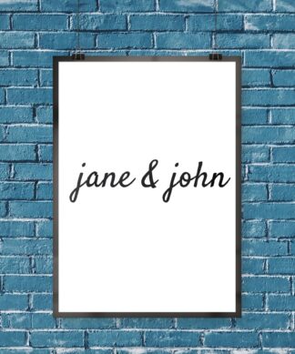 Personalized Print (variable)