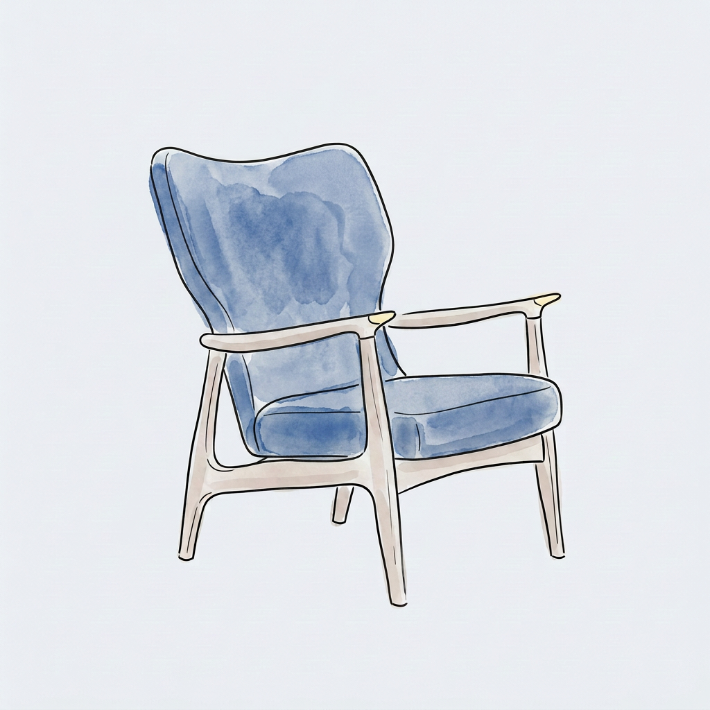 armchair-blue